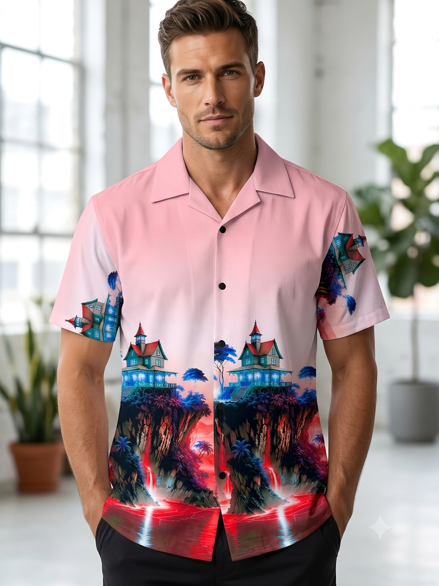 Premium Printed Half Sleeve Shirt | যেকোনো ৩ পিস মাত্র ১২০০৳ |