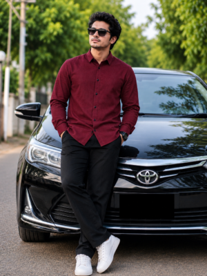 Premium Zafran Fabric Full Sleeve Shirt (202)