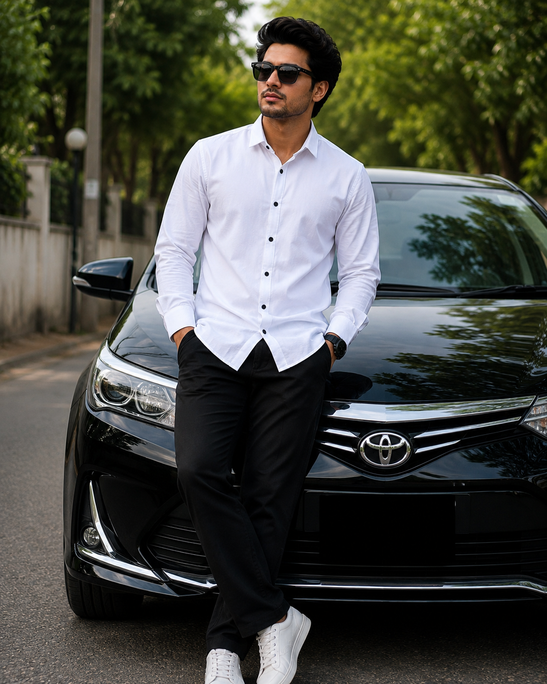 Premium Zafran Fabric Full Sleeve Shirt (203)
