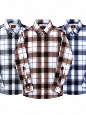 3 Pcs Premium Check Printed Shirt Combo