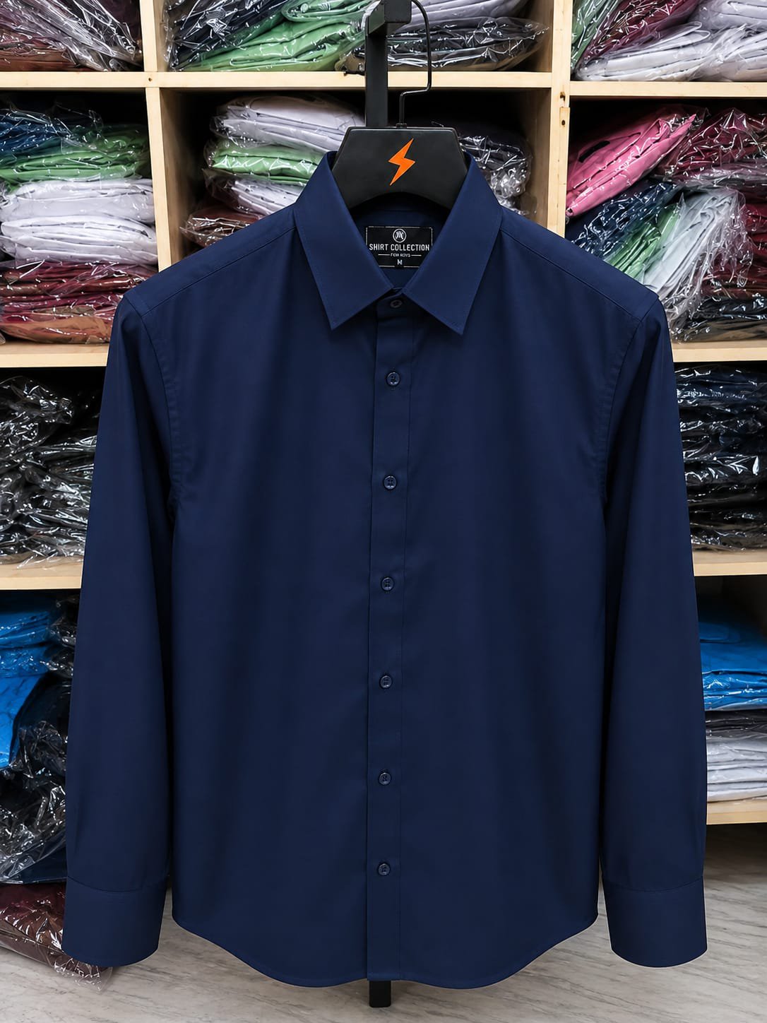 premium cotton fabrics navy blue  (2004 code)