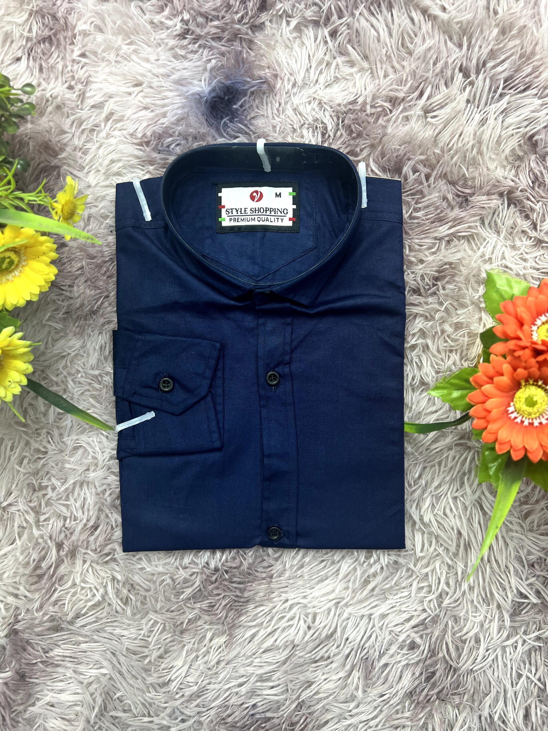 Premium Quality Cotton Fabrics Navy Blue Colour (605 code)